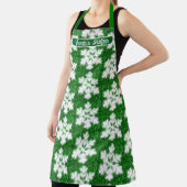 Eleganter glitzernder Glitzer, grüne frostige Schn Schürze (InSitu)