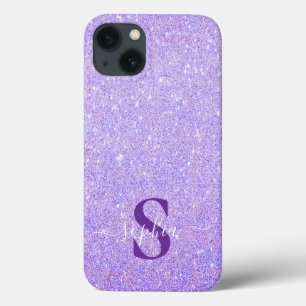 Eleganter glitzernder Monogramm-Name Case-Mate iPhone Hülle