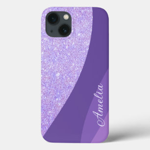 Eleganter glitzernder Monogramm-Name Case-Mate iPhone Hülle