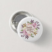 Eleganter glücklicher Button-Knopf der Mutter Button (Vorne & Hinten)