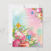 Eleganter glücklicher Ostertag Feiertagskarte (Vorderseite)