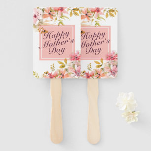 Eleganter glücklicher rahmen-Handfan der Mutter Fächer