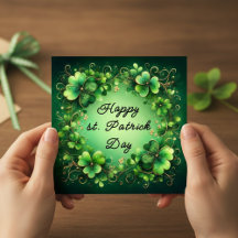 Eleganter Glücklicher St. Patrick's Day Shamrock-K