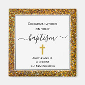 Eleganter Glückwunsch ADULT BAPTISM Magnet (Vorne)