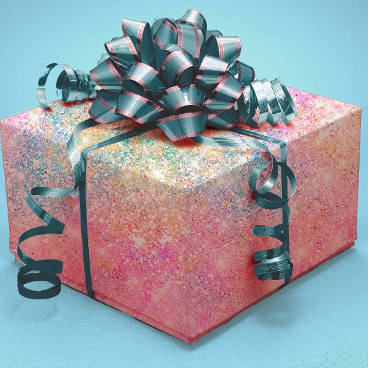 Eleganter gmädchenhafter eineisiger Regenbogen Geschenkpapier