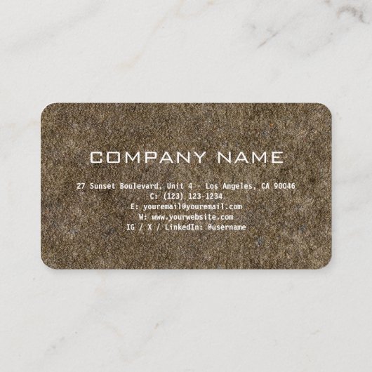 Eleganter Gold Beruflich Design Moderner QR Code Visitenkarte (Rückseite)