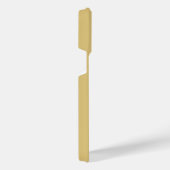 Eleganter Gold Brushed Metal Name iPhone Hülle (Rechte Seite)