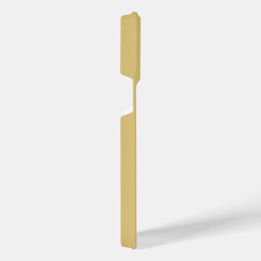 Eleganter Gold Brushed Metal Name iPhone Hülle (Rechte Seite)