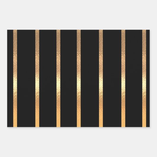 Eleganter Gold Damask auf Burgund Geschenkpapier Set (Vorderseite 2)