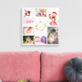 Eleganter Gold Family Foto Collage Muttertag Leinwanddruck (Insitu (Wohnzimmer))