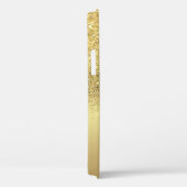 Eleganter Gold Glitzer Bokeh Gold Lotus Case-Mate iPhone Hülle (Rückseite / Rechts)