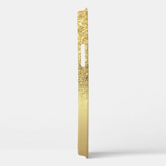 Eleganter Gold Glitzer Bokeh Gold Lotus Case-Mate iPhone Hülle (Rückseite / Rechts)