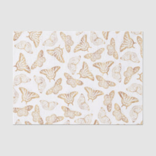 Eleganter Gold Glitzer Butterfly Seidenpapier