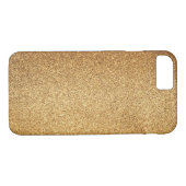 Eleganter Gold Glitzer Case-Mate iPhone Hülle (Rückseite (Horizontal))