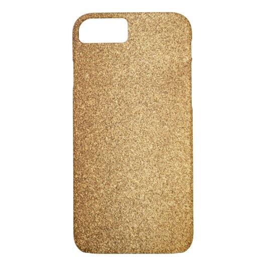 Eleganter Gold Glitzer Case-Mate iPhone Hülle (Rückseite)