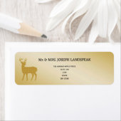 Eleganter Gold Glitzer Deer Buck Wedding (Insitu)