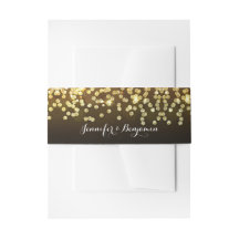 Eleganter Gold Glitzer Diamonds Wedding