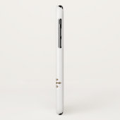 Eleganter Gold-Glitzer lässt es Schneeflocken schn Case-Mate iPhone Hülle (Hinten/Links)