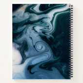 Eleganter Gold Glitzer Marmor Modernes Design Note Notizblock (Rückseite)