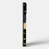 Eleganter Gold Glitzer Sparkle Case-Mate iPhone Hülle (Rückseite / Rechts)