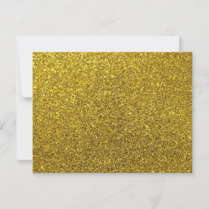 Eleganter Gold Glitzer Weihnachten Postkarte