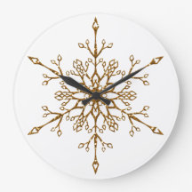 Eleganter Gold Glitzer Weihnachten Snowflake