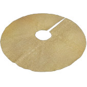 Eleganter Gold Glitzer Weihnachtsbaum Rock Polyester Weihnachtsbaumdecke (Schrägansicht)