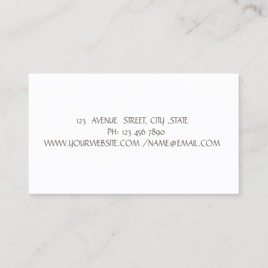 Eleganter Gold Glitzer Zimmermädchen ReinigungsHou Visitenkarte (Rückseite)