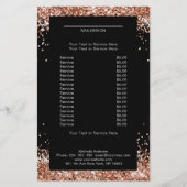 Eleganter Gold Kupfer auf beiden Seiten Flyer (Vorne)