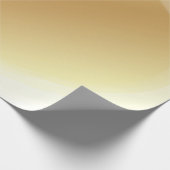 Eleganter Gold-Look Licht und Schatten-Glamour Geschenkpapier (Ecke)