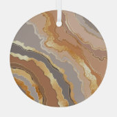 Eleganter Gold Marmor: Stilisierter Hintergrund. Ornament Aus Glas (Rückseite)