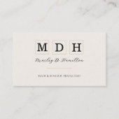 Eleganter Gold-QR-Code-Haar- und Make-up-Stil Visitenkarte (Vorderseite)