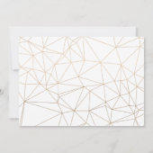 Eleganter Gold Script Navy Blue Abschluss Dankeskarte (Rückseite)