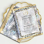 Eleganter Gold Silver Holograph Einmaliger Glitzer Flyer<br><div class="desc">Eleganter Gold Silver Holograph Einzigartiger Glitzer Flyer.</div>