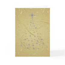 Eleganter Gold Silver Tree