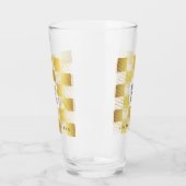 Eleganter Gold Square Glass Cup Glas (Links)