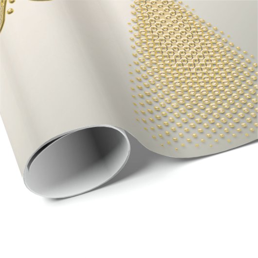 Eleganter Gold- und Silberbaum Geschenkpapier (Rolleneckpunkt)