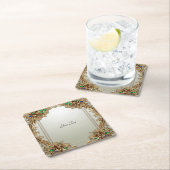 Eleganter Gold Verziert Paper Untersetzer (Vor Ort)