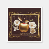 Eleganter Goldapfel mit unserer Eye Baby Dusche Serviette (Vorderseite)