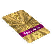 Eleganter Golddamast Magnet (Rechte Seite)