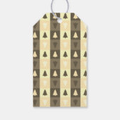 Eleganter Goldeffekt Weihnachtssymbole Personalisi Geschenkanhänger (Rückseite)