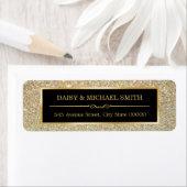 Eleganter Golden Glitzer Glitzern Wedding (Insitu)