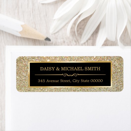 Eleganter Golden Glitzer Glitzern Wedding (Insitu)