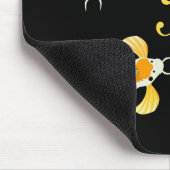 Eleganter Golden Koi Butterfly Fisch Mousepad (Ecke)