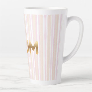 Eleganter Golden MUM-Becher - Minimalistischer Mut Milchtasse