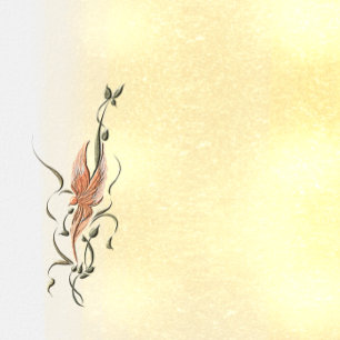 Eleganter goldener floraler Spiralplaner Planer