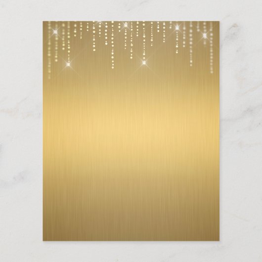 Eleganter goldener Flyer (Hinten)