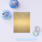 Eleganter goldener Flyer (Einzeln)