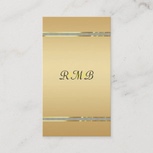 Eleganter Goldener Hintergrund, Glitzer-Akzente Visitenkarte