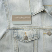 Eleganter Goldener Sonnenaufgang am weichen blauen Namensschild (Beispiel)